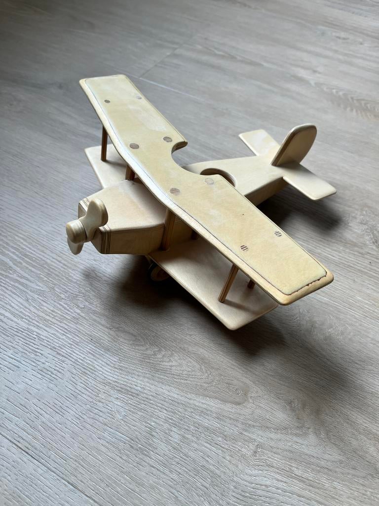 Mooi handgemaakt vliegtuig, Ophalen of Verzenden, Zo goed als nieuw, Wanddecoratie