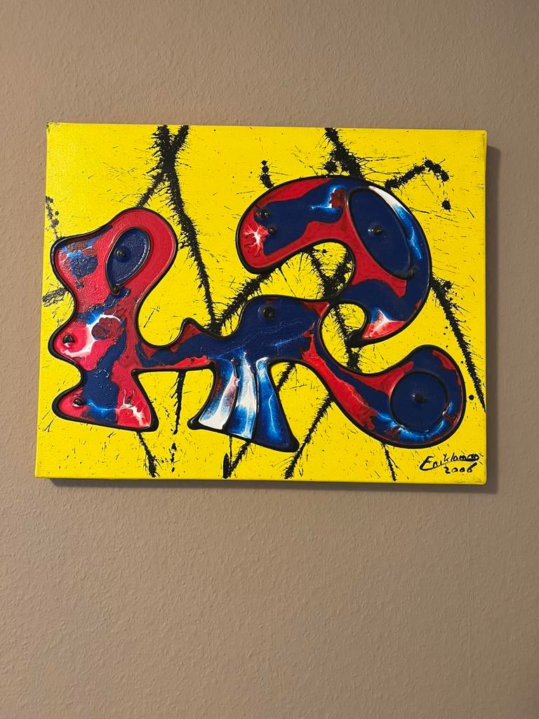 Erik Loman Acryl op linnen, Ophalen of Verzenden