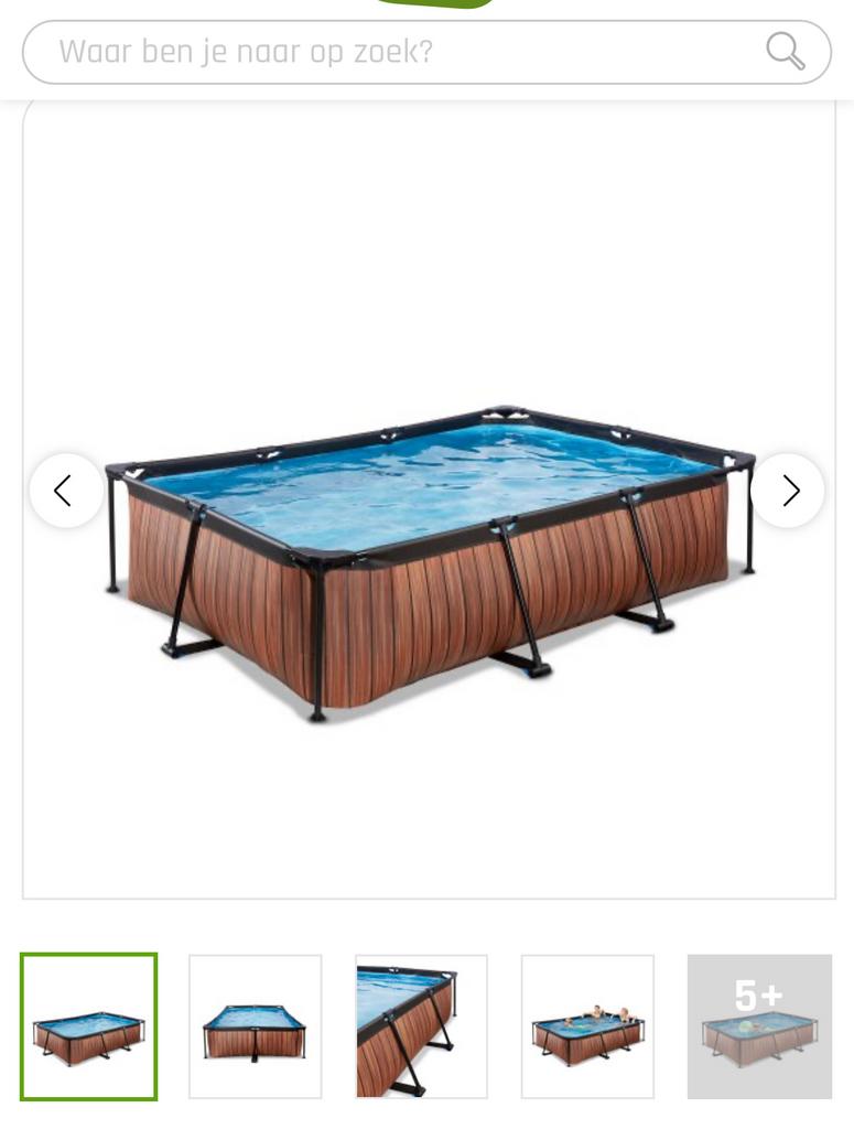 Opzet zwembad, Ophalen, Zo goed als nieuw, Opzetzwembad, Rechthoekig