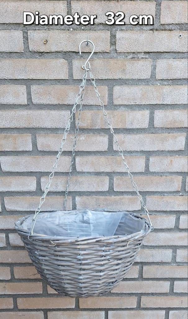 Hang planten manden, Ophalen, Minder dan 30 cm, Minder dan 60 cm, Rond