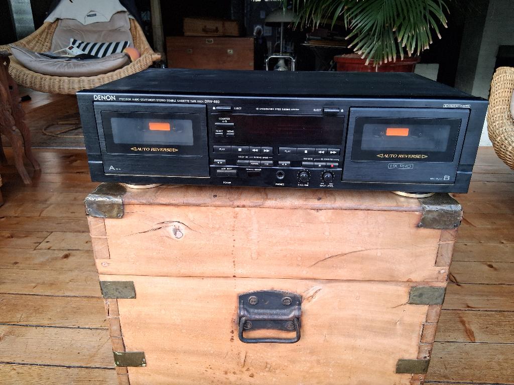 Denon DRW-660 dual cassette deck, Ophalen, Dubbel, Denon, Auto-reverse