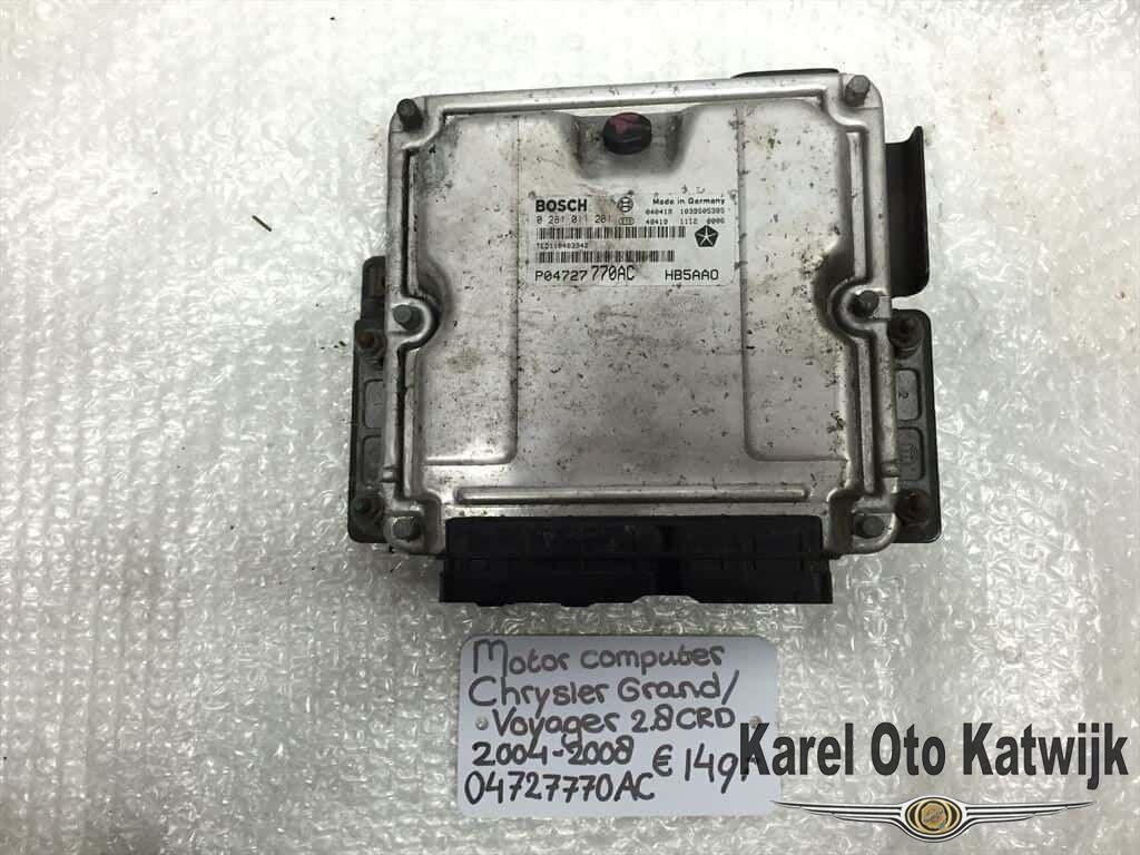 Motor computer Chrysler Voyager / Grand Voyager 2.8 CRD, Gebruikt, -, -, Ophalen of Verzenden