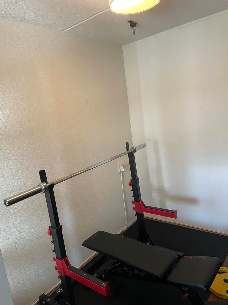 Home gym (incl. squat stand + verstelbaar bankje), Ophalen, Gebruikt, Armen, Overige typen