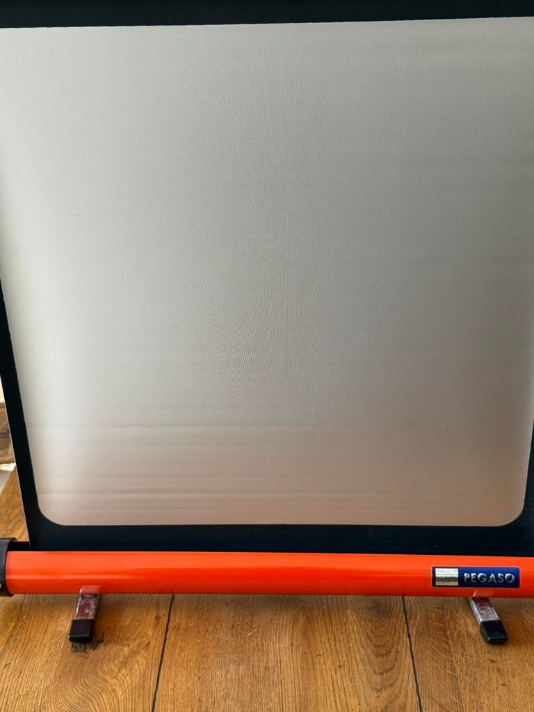 Mooi projectiescherm in koker 50x55 cm, Ophalen of Verzenden, Gebruikt