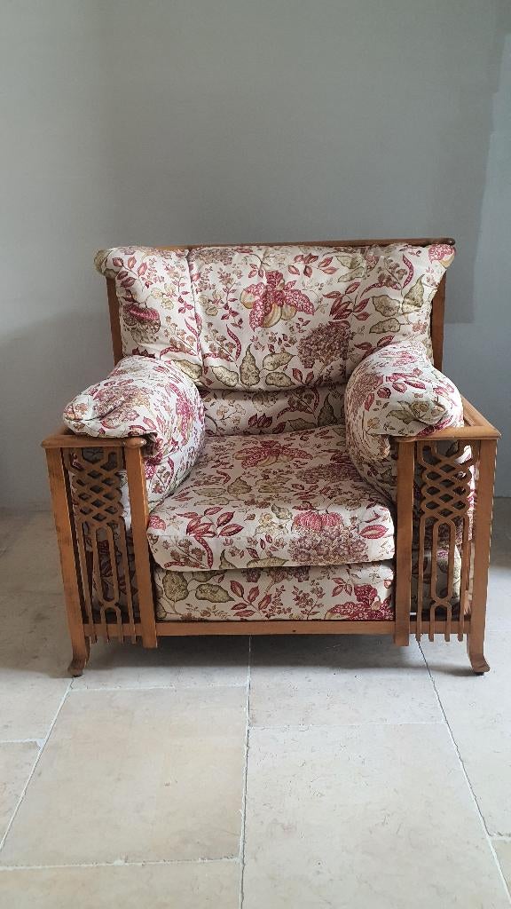 Fauteuil Giorgetti Lotus exclusief, Huis en Inrichting, Fauteuils, Ophalen, Gebruikt, 75 tot 100 cm, 50 tot 75 cm