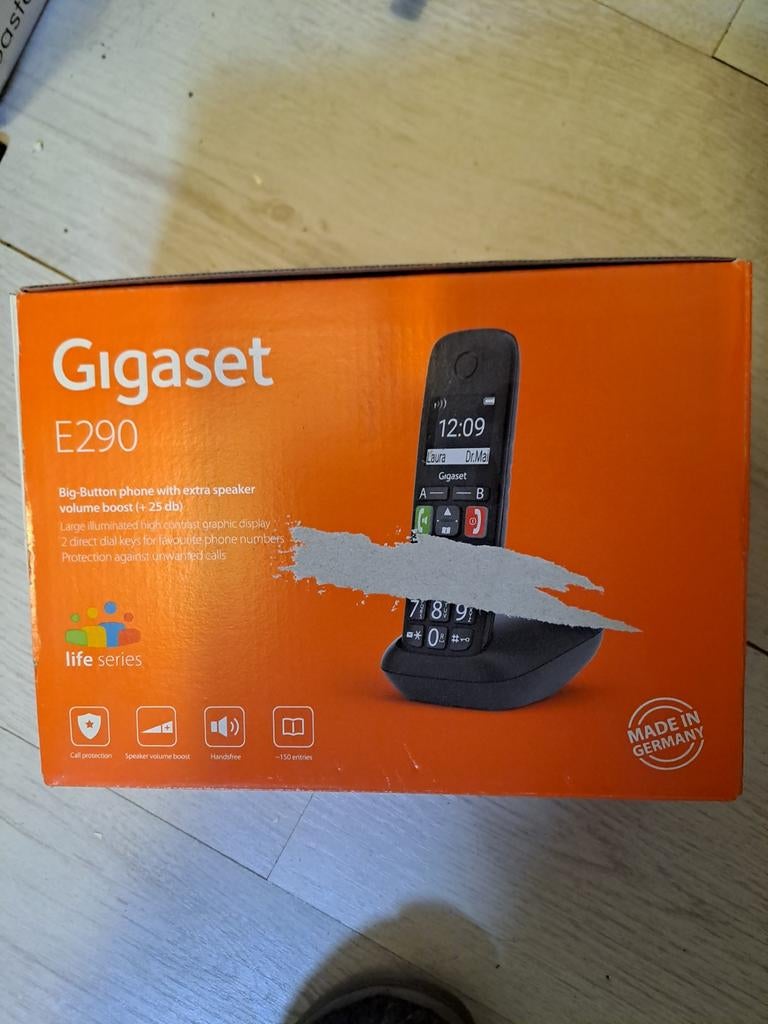 Gigaset E290 vaste telefoon, Ophalen of Verzenden, Zo goed als nieuw
