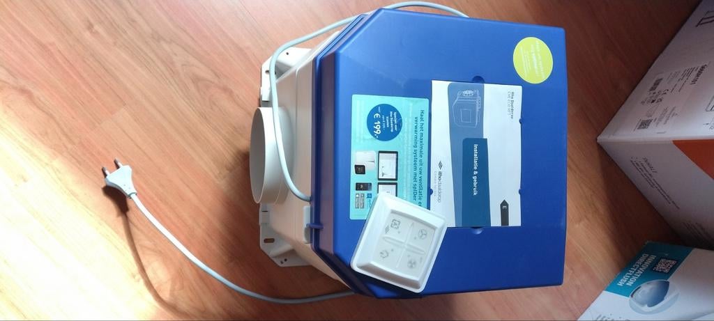 Itho Daalderop CVE ECO RFT CO2 met afstandsbediening, Ophalen of Verzenden, Afzuiger