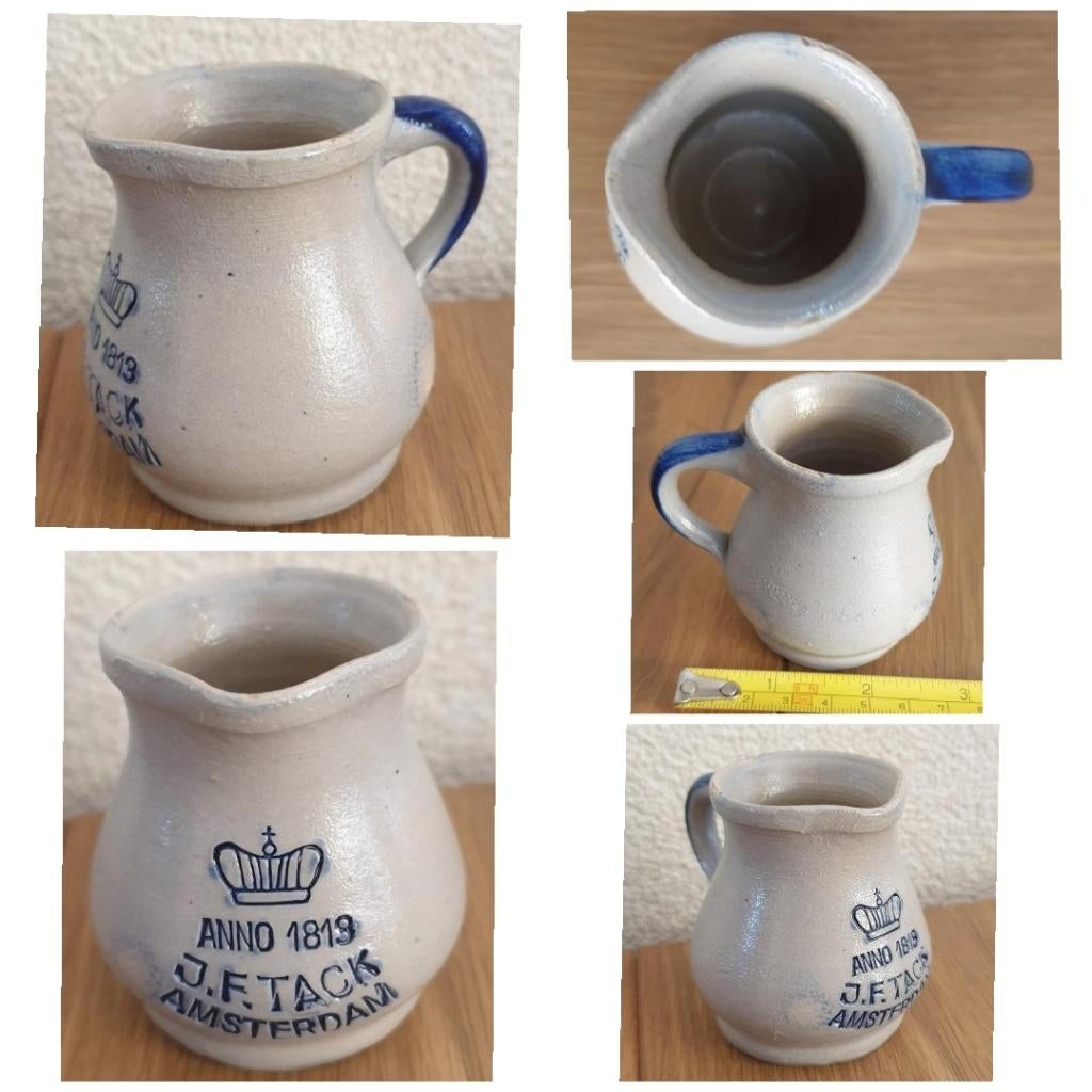 Amsterdamse azijnkan J.F. Tack anno1813 - 6.5 x 8cm vintage!, Antiek en Kunst, Ophalen of Verzenden