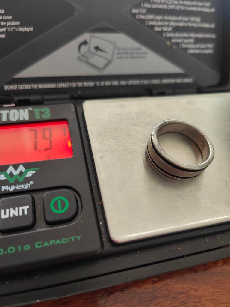 Zilveren heren ring, Sieraden, Tassen en Uiterlijk, Ophalen of Verzenden