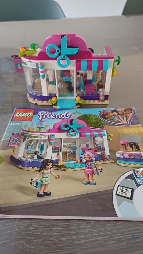 LEGO Friends Kapperszaak van Heartlake City (41391), Ophalen of Verzenden, Zo goed als nieuw, Jongen of Meisje