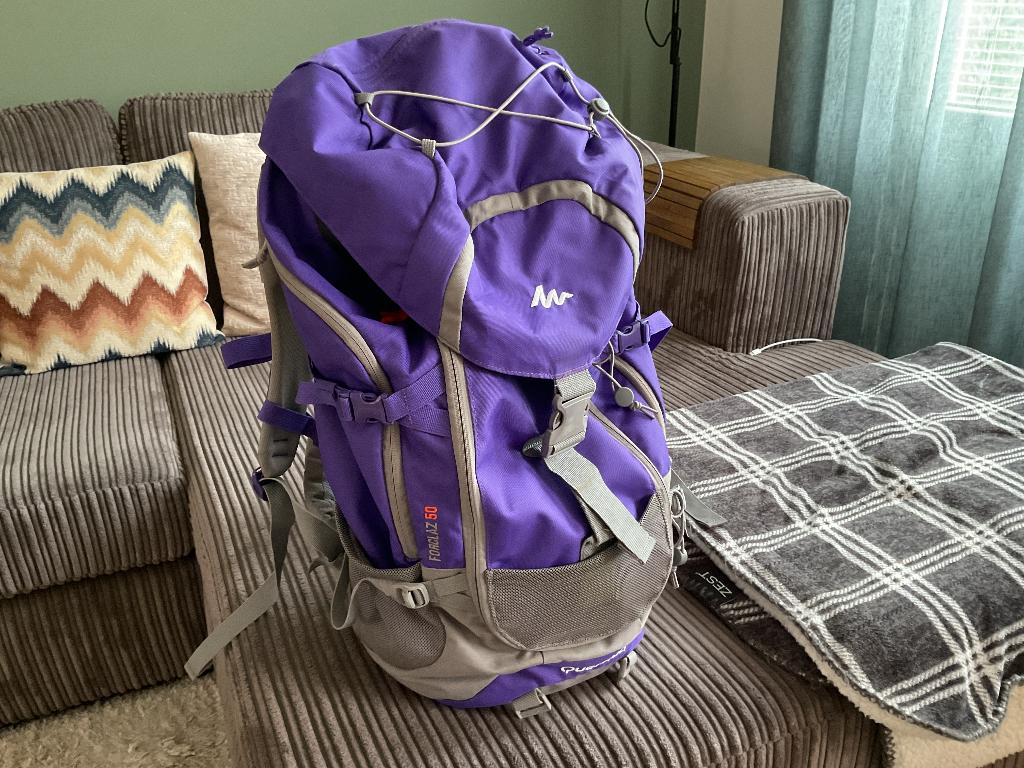 Backpack 50 liter, 40 cm of meer, Zo goed als nieuw, Waterdicht, 60 cm of meer