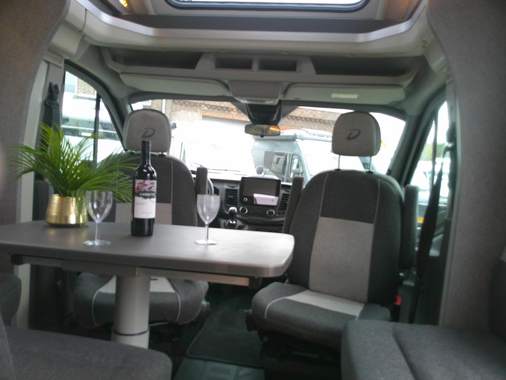 Dethleffs Just 90 T t 6815, Ringverwarming, Ford, Bedrijf, Watertank (Afval)