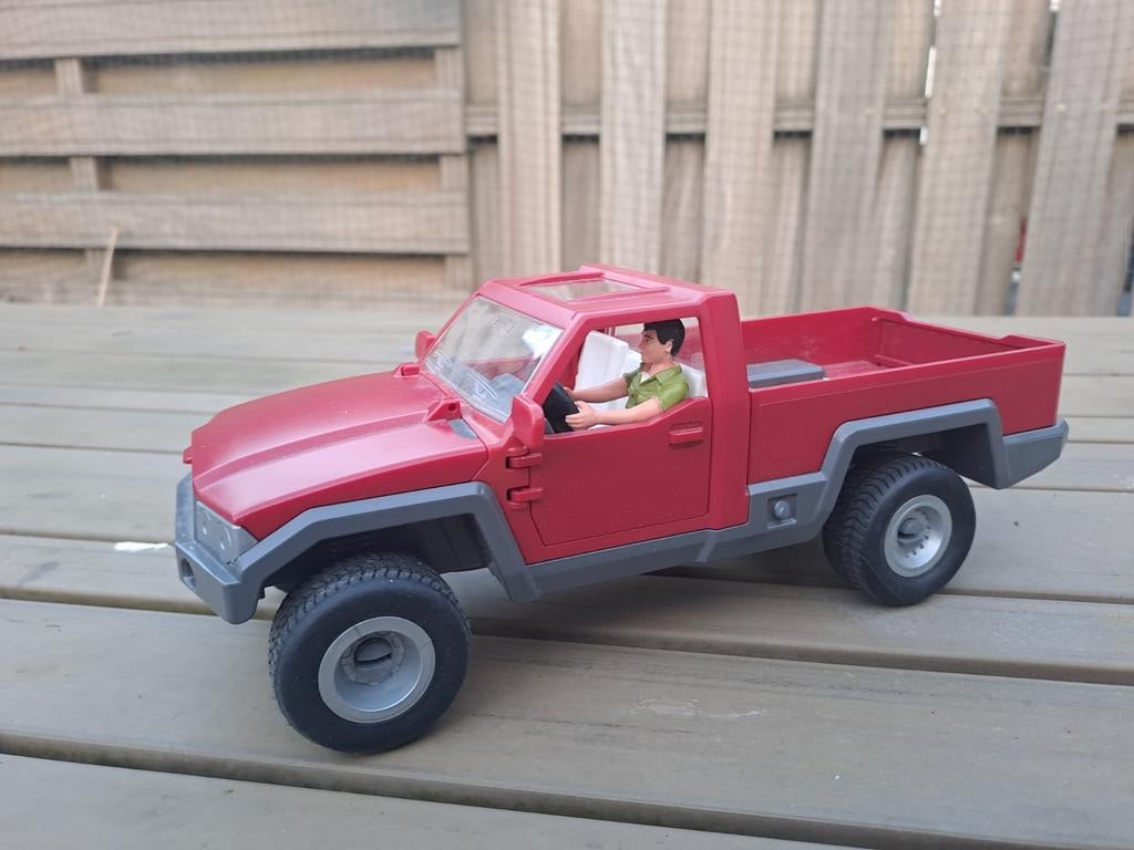 Schleich Truck met Bestuurder - Rood Speelgoedvoertuig, Ophalen of Verzenden, Gebruikt