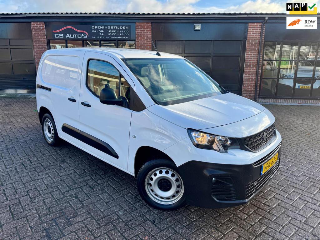 Peugeot Partner 1.5 BlueHDI100pk| Premium|2-2020|euro6|airco, Voorwielaandrijving, Gebruikt, Euro 6, 4 cilinders