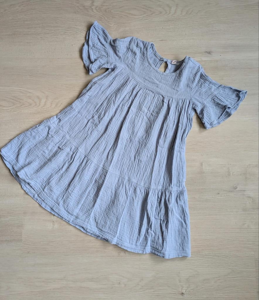 Mooie hydrofiel zomerjurk maat 116, Meisje, Handgemaakt, Ophalen of Verzenden, Zo goed als nieuw