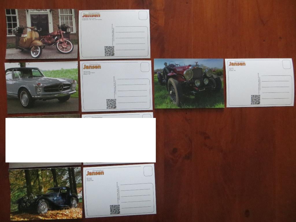 Ansichtkaarten Jaguar SS100 (1938), Mercedes, Boeken, Ophalen of Verzenden, Nieuw, Mercedes