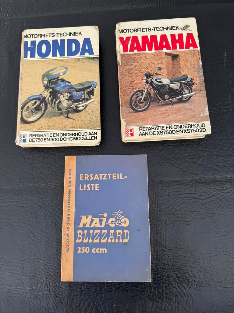Boeken Motorfiets Honda + Yamaha + Maico Blizzard 250, Ophalen of Verzenden, Overige merken