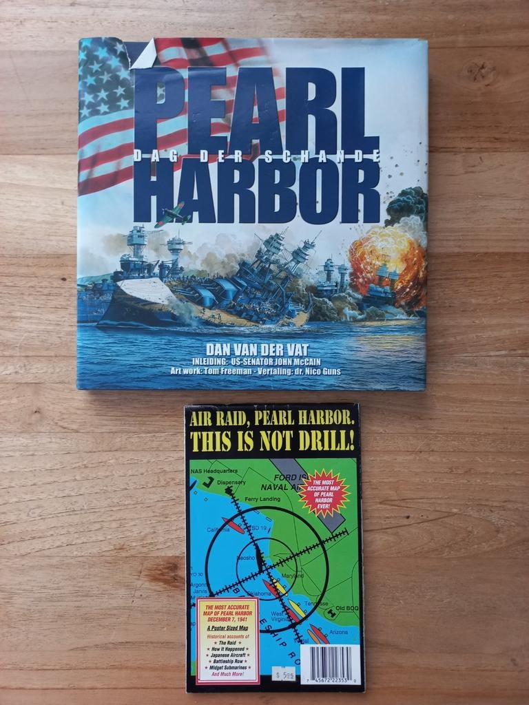 D. van der Vat - Pearl Harbor + poster (!), Ophalen of Verzenden, Tweede Wereldoorlog, Gelezen, Marine