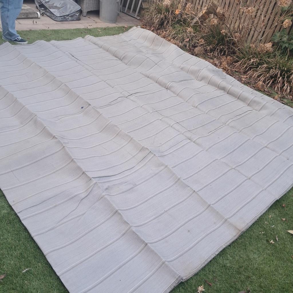 Grondzeil binnentent met opbergtas 6x3 meter, Ophalen of Verzenden, Gebruikt