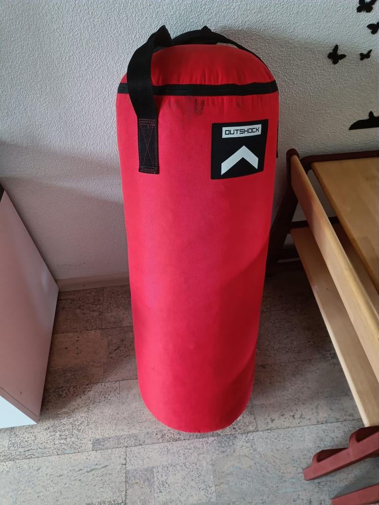 XL Bokszak boksbal rood, Sport en Fitness, Ophalen, Gebruikt, Bokszak