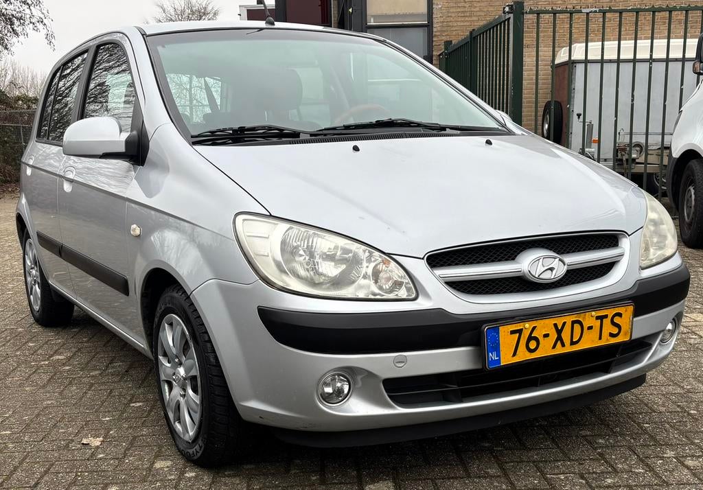 Hyundai Getz 1.4 5DRS 2007 Grijs, Voorwielaandrijving, Euro 5, 40 €/maand, 4 cilinders