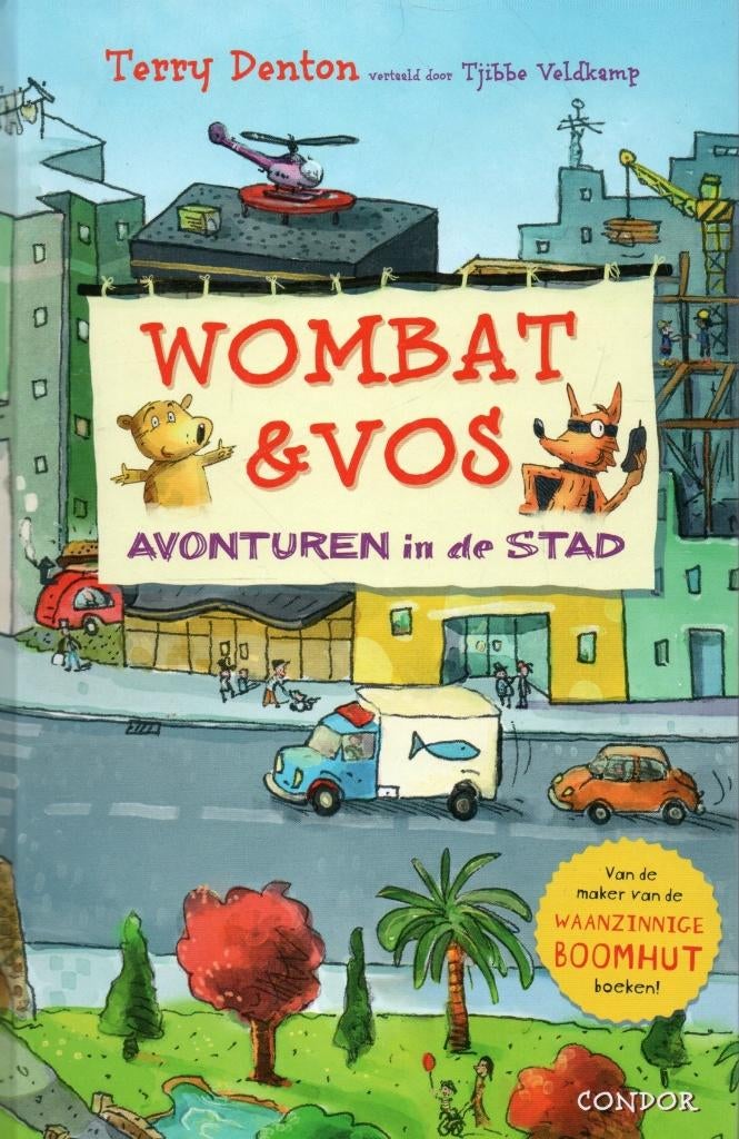 Wombat en Vos, Avonturen in de stad, Ophalen of Verzenden, Zo goed als nieuw, Fictie algemeen