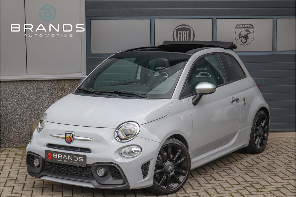 Abarth 595C 1.4 T-Jet Turismo Navi Leder 165PK Garantie, Voorwielaandrijving, 12 maanden, Gebruikt, Zwart