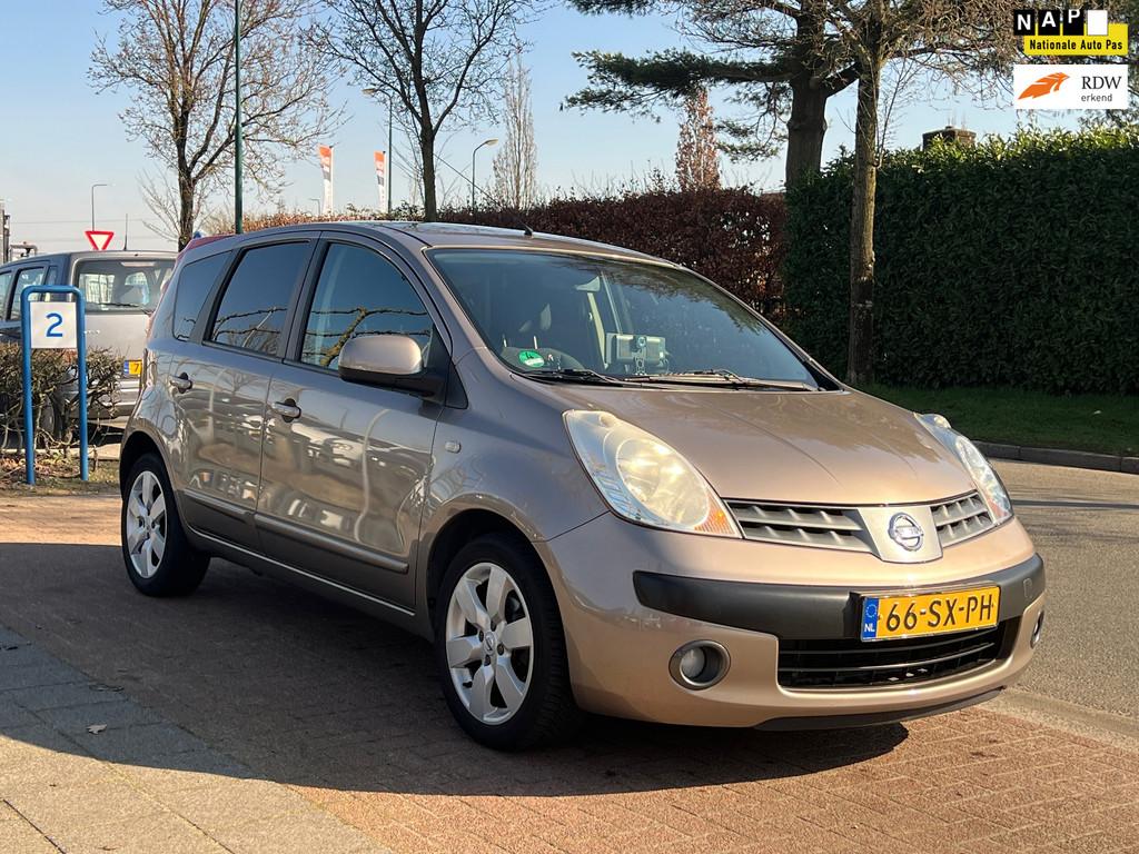 Nissan Note 1.4 First Note *AIRCO| M-DISPLAY, Voorwielaandrijving, Stof, Bruin, Origineel Nederlands