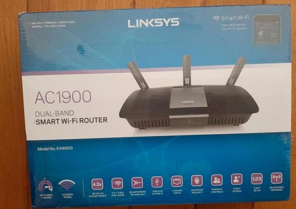 Linksys AC1900 Nieuw, Ophalen of Verzenden, Nieuw