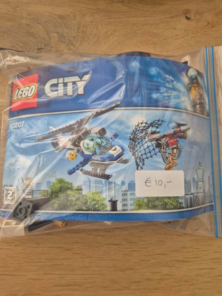 Lego City 60207 Sky Police Drone Chase - Compleet, Ophalen of Verzenden