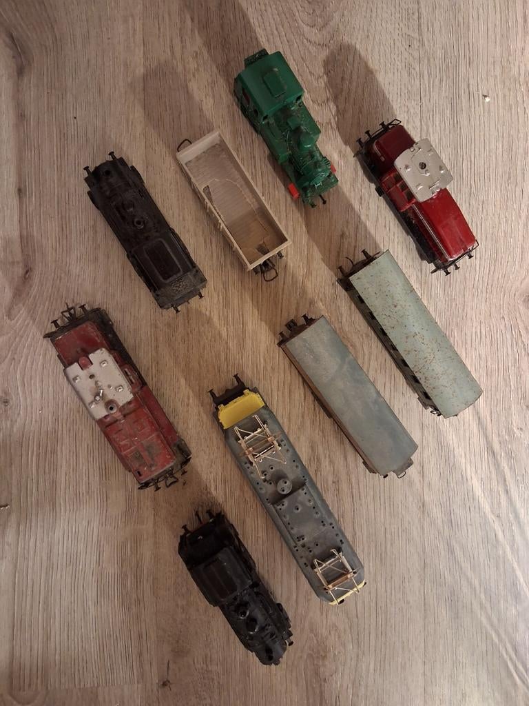 Kavel loop- of sloop locomotieven en wagons, Gebruikt, Ophalen of Verzenden, Analoog, Märklin