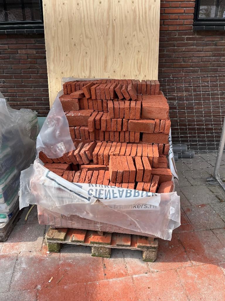 Vechtformaat bakstenen, Doe-het-zelf en Verbouw, Metselstenen, Ophalen, Nieuw, Bakstenen