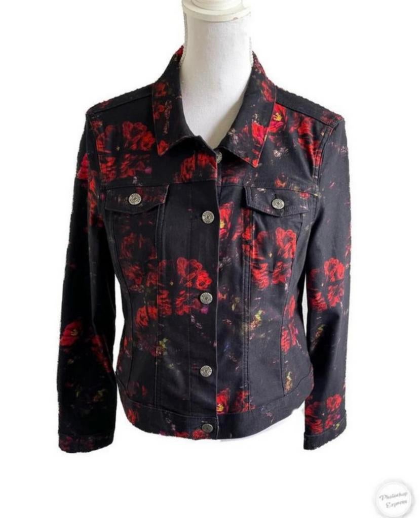 Mooi jasje van Madeleine 40, Kleding | Dames, Jasjes, Kostuums en Pakken, Zo goed als nieuw, Jasje, Maat 38/40 (M), Zwart, Ophalen of Verzenden