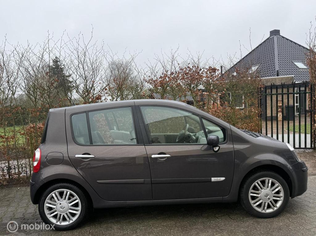 Renault Modus 1.6-16V Initiale dealer onderh. Airco leder in, Voorwielaandrijving, 15 km/l, Beige, 4 cilinders