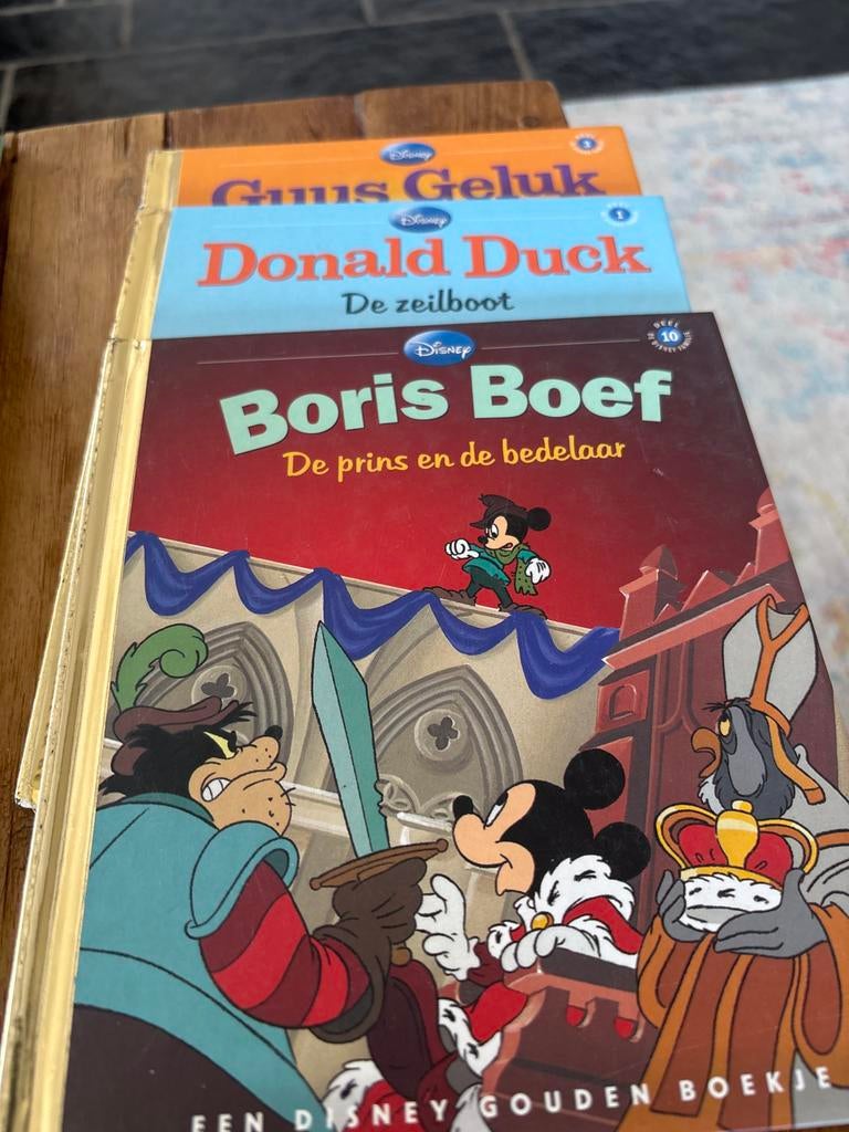 Disney Gouden Boekjes: Boris Boef, Donald Duck, Guus Geluk, Ophalen of Verzenden, Gelezen, Prentenboek