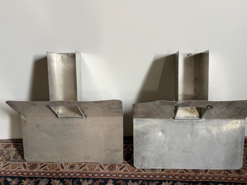 kiezelbak zink 2x., Ophalen