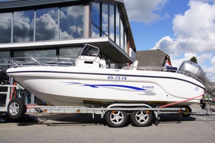 Ranieri Shadow 22 (bj 2007), Watersport en Boten, Speedboten, Gebruikt, 6 meter of meer, 200 pk of meer, Polyester