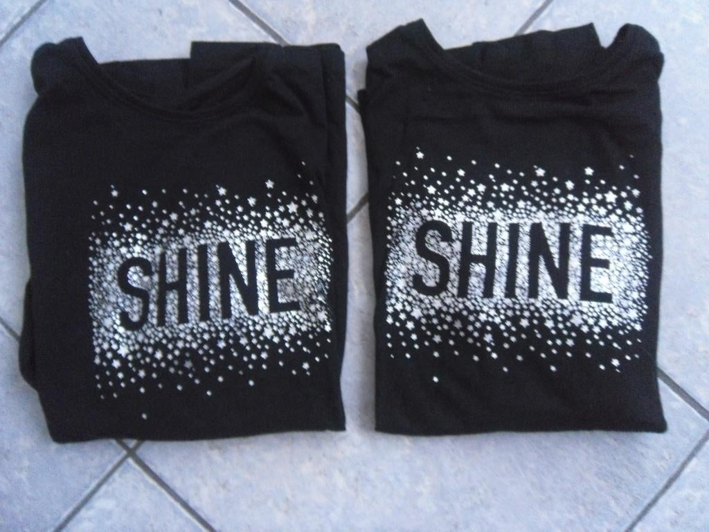 KLEDING, Kleding | Heren, T-shirts, Zo goed als nieuw, Overige maten, Zwart, Ophalen of Verzenden