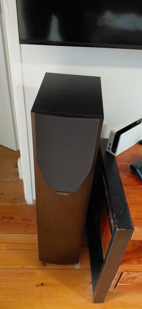 Mission m73 pilaar boxen, Audio, Tv en Foto, Luidsprekers, Ophalen, 60 tot 120 watt, Front, Rear of Stereo speakers, Overige merken