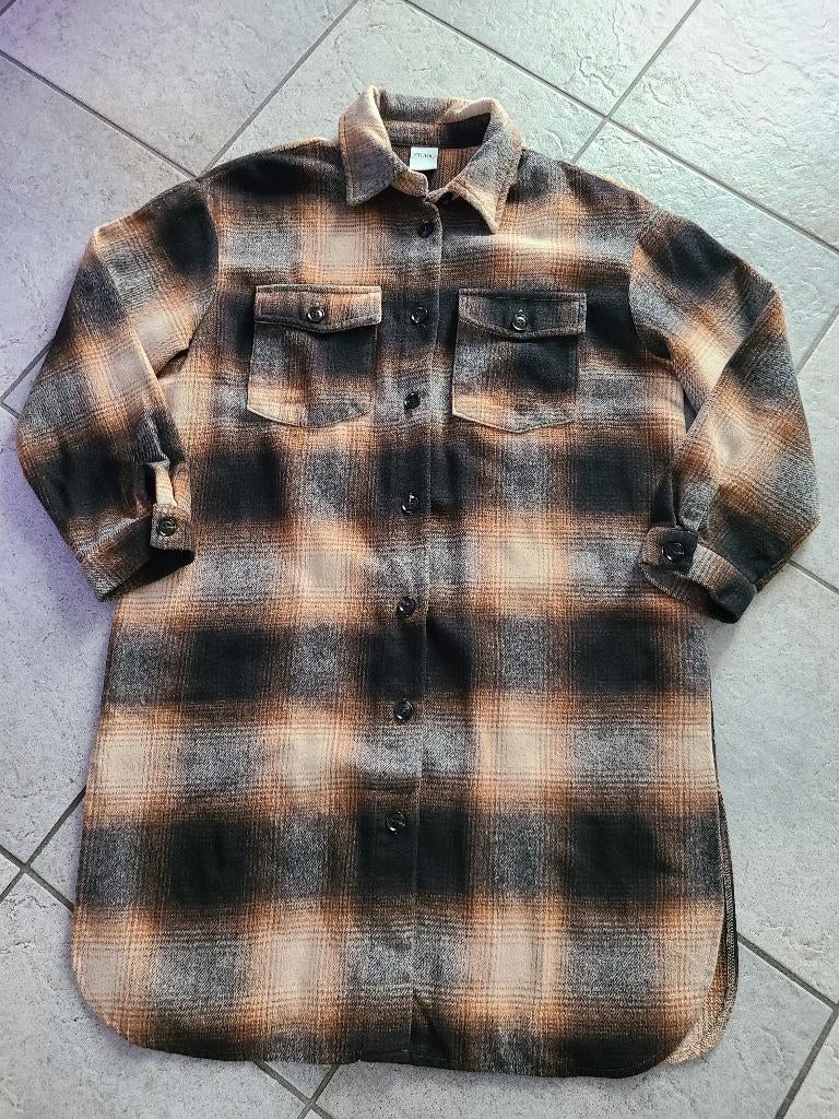 Lange bruine blouse, Studio, maat M, Maat 38/40 (M), Studio., Bruin, Nieuw