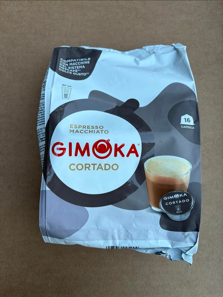 Gimoka Cortado Espresso Macchiato Dolce Gusto Compatibel, Diversen, Ophalen of Verzenden