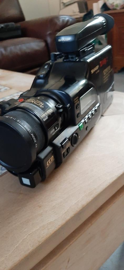 Sharp VL-S880 S-VHS Camcorder - Vintage Videocamera, Audio, Tv en Foto, Videocamera's Analoog, Ophalen of Verzenden, VHS of SVHS