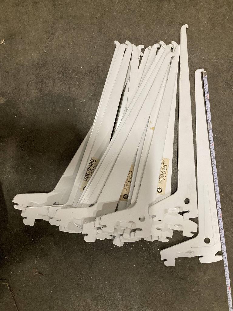 Plankdragers 30cm, 25cm, 15cm, enkele F-rails 200cm, Ophalen, Zo goed als nieuw