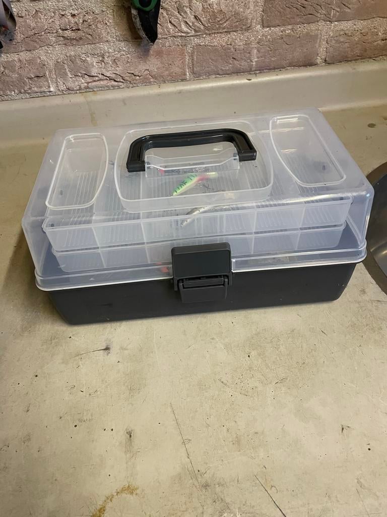 Viskoffer met spullen er in, Ophalen of Verzenden, Gebruikt, Koffer of Tas