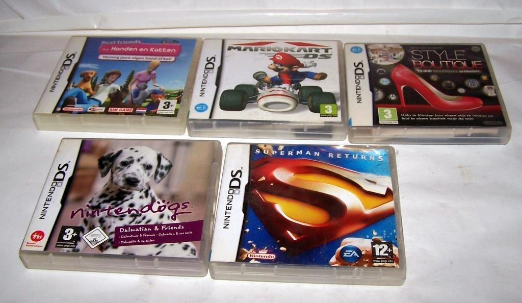 6x Nintendo DS games., Online, 1 speler, Ophalen of Verzenden, Zo goed als nieuw