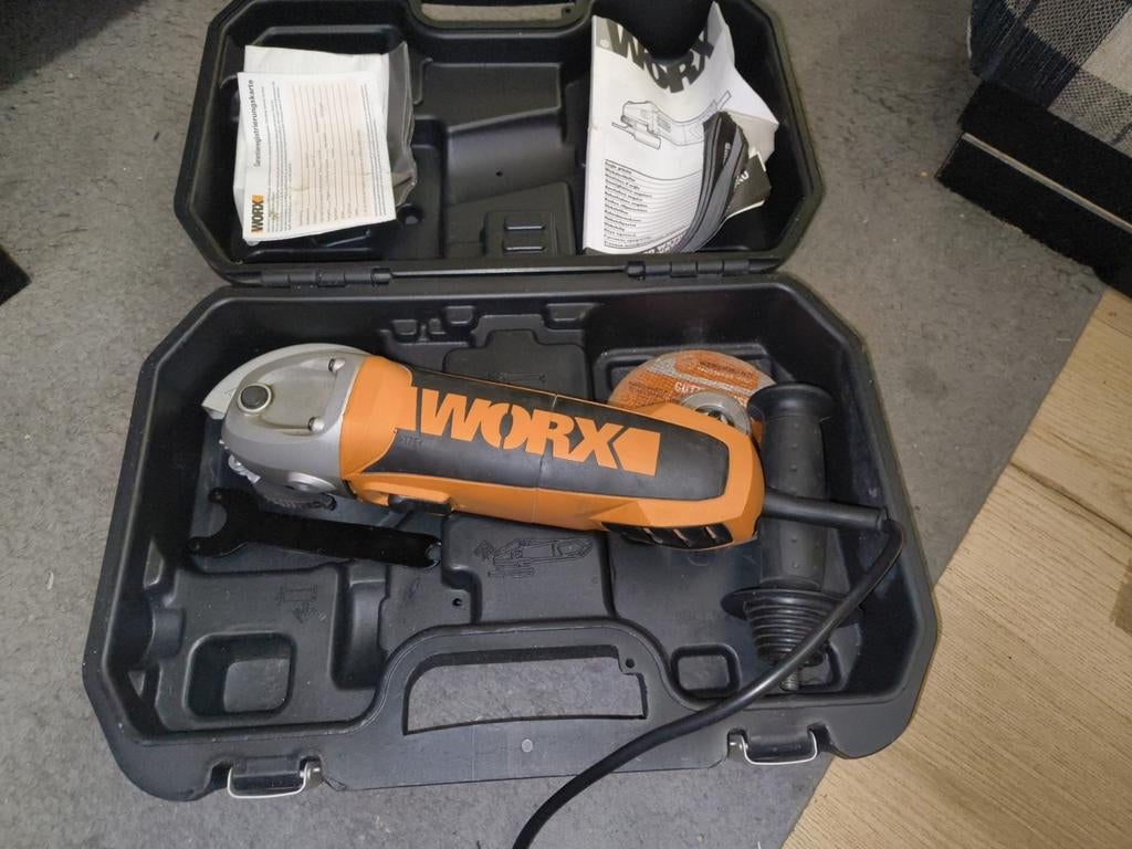 Slijptol worx, Ophalen, Zo goed als nieuw