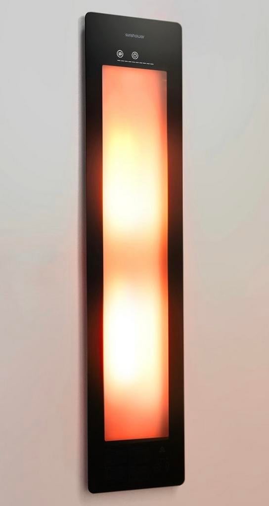 Sunshower Round Medium Zwart Showmodel!- Infrarood Douche, Ophalen of Verzenden, Gebruikt