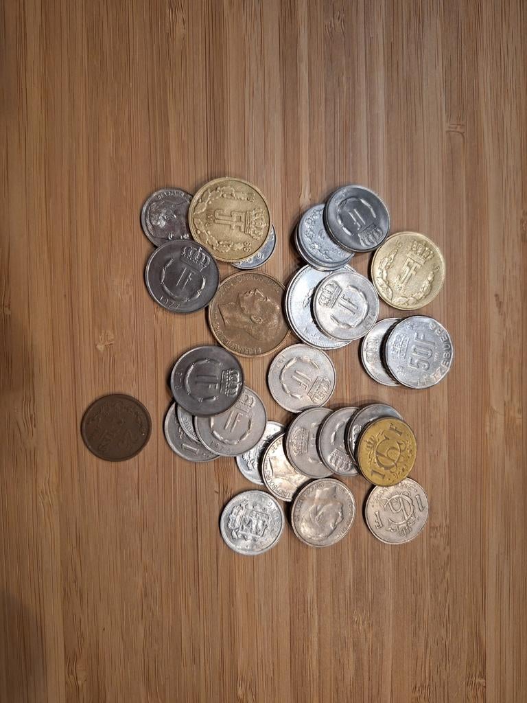 Diverse Luxemburgse Franc munten, Ophalen of Verzenden, Overige landen, Losse munt
