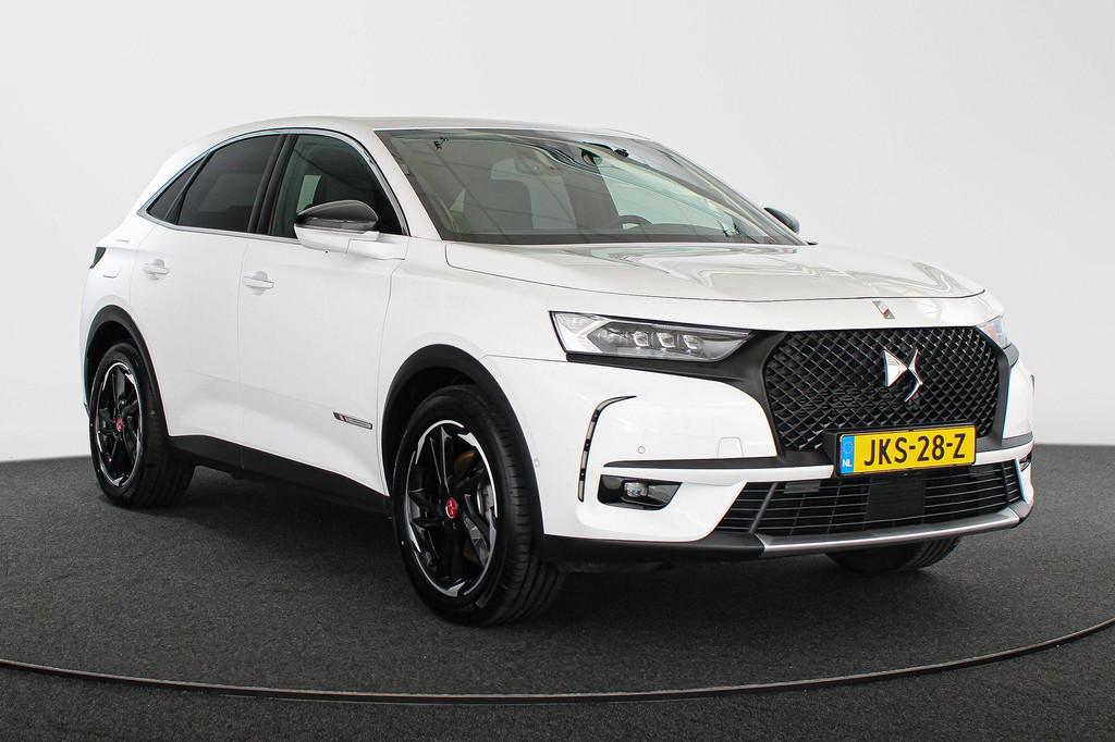 DS 7 Crossback E-Tense 4x4 Performance Line 300PK SOH 93% /, Auto's, DS, Automaat, Gebruikt, 4 cilinders, Wit
