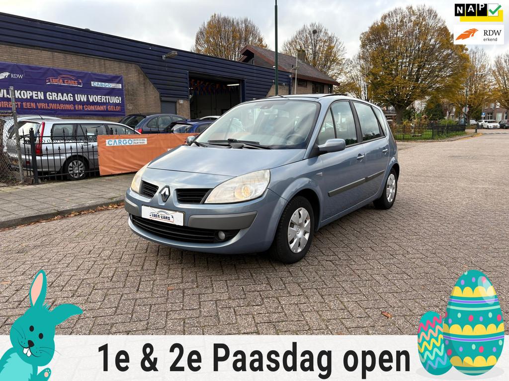 Renault Scénic 1.6-16V Business Line 2X SLEUTEL + BOEKJES!, Auto's, Gebruikt, 1295 kg, 4 cilinders, Blauw